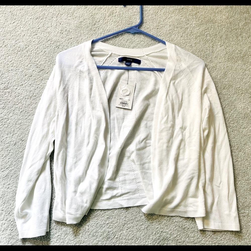 Apt 9 cropped cardigan